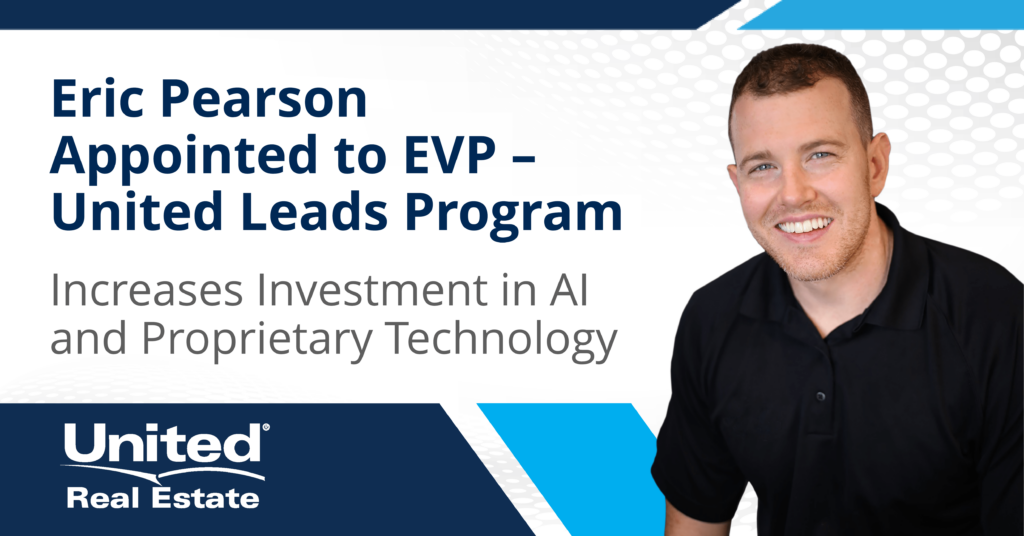 Grow With United United Appoints Eric Pearson EVP United Leads Program, Increases Investment
